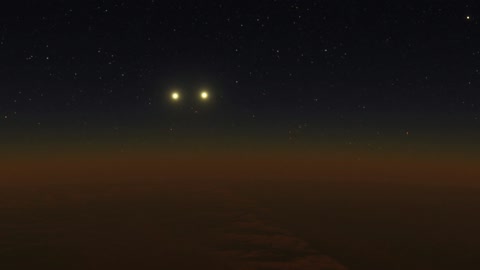 Arid desert terrain under stars — Stillmotion