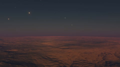 Starry sky over rocky terrain — Stillmotion