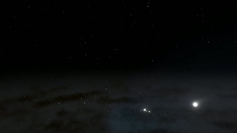 Starry night sky with bright planets — Stillmotion