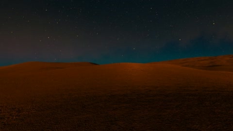 Desert dunes under night sky — Stillmotion