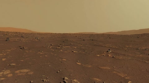 Mars rover on rocky desert terrain — Stillmotion