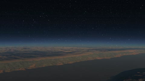 Night sky over rocky terrain — Stillmotion