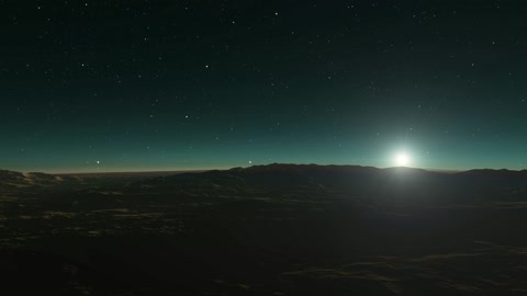 Starry night sky with moons — Stillmotion