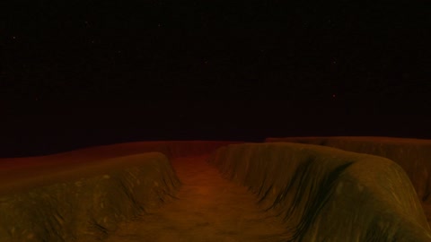 Night desert dunes — Stillmotion