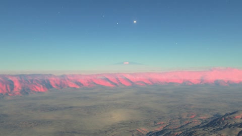Mountain ridges across arid plateau — Stillmotion