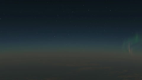 Starry sky over distant mountains — Stillmotion