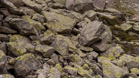 Rocky mountain lake cliffs — Stillmotion