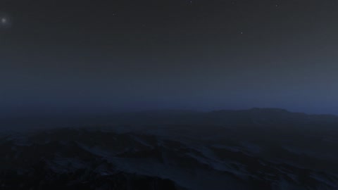 Night volcanic landscape — Stillmotion