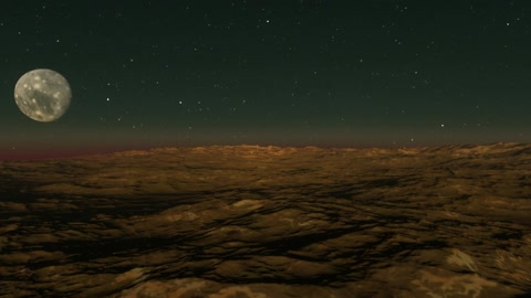 Night desert badlands — Stillmotion