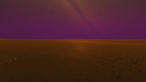 Desert under starry purple sky — Stillmotion