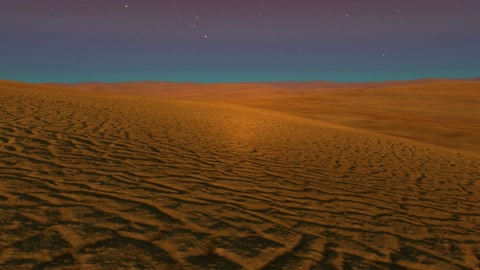 Starry desert dunes at night — Stillmotion