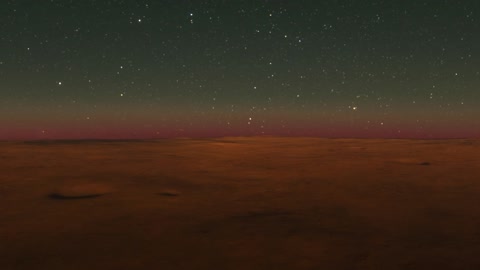 Starry night sky over desert plains — Stillmotion
