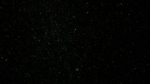 Starry night sky with distant planets — Stillmotion