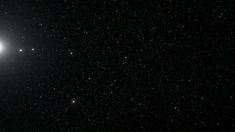 Starry sky with planets — Stillmotion