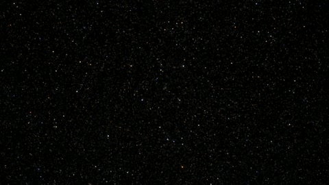 Starry night sky over planet horizon — Stillmotion