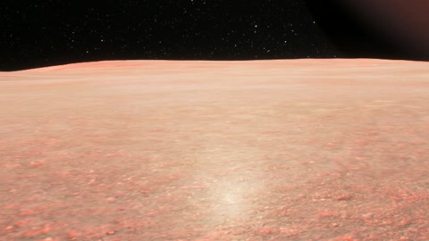 Red desert terrain under starry sky — Stillmotion