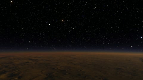 Starry night sky over terrain — Stillmotion