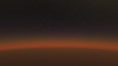 Starry sky over glowing horizon — Stillmotion