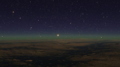 Starry night sky over desert plains — Stillmotion