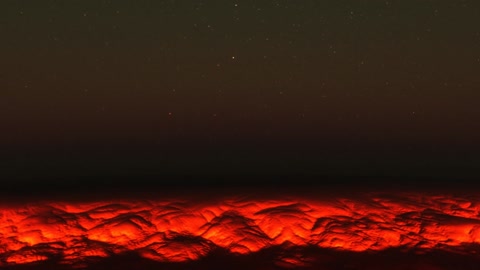 Lava field near volcano — Stillmotion