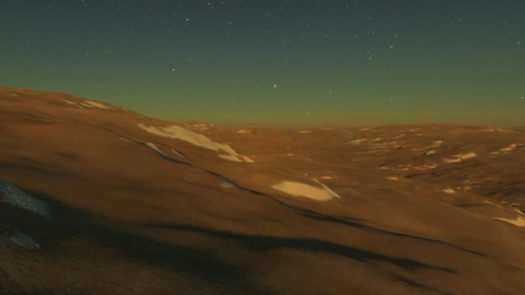 Night desert dunes under stars — Stillmotion