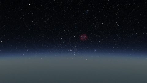 Starry sky over distant clouds — Stillmotion