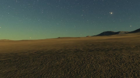 Desert under starry sky — Stillmotion