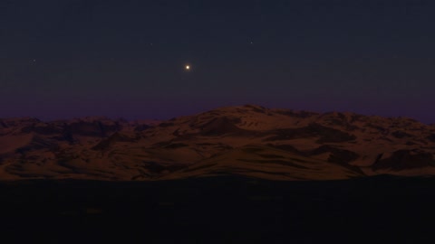 Desert sand dunes at night — Stillmotion