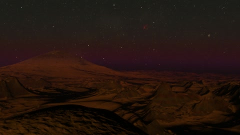 Starry night over badlands — Stillmotion