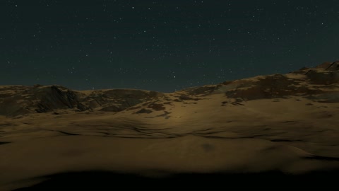 Starry night desert dunes — Stillmotion