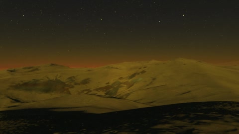 Night desert dunes under stars — Stillmotion