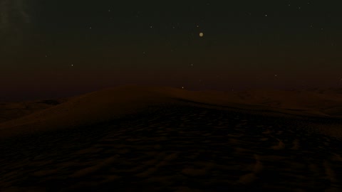 Starry desert night dunes — Stillmotion