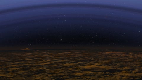 Starry night sky over horizon — Stillmotion