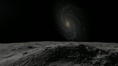 Moonlike surface in outer space — Stillmotion