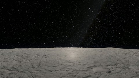 Snowfield under starry night sky — Stillmotion