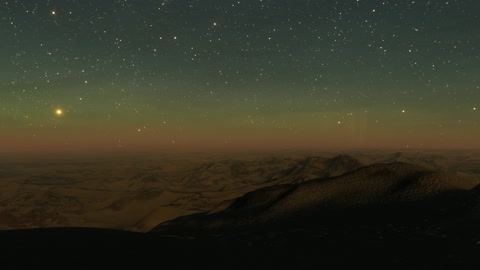 Starry desert dunes at night — Stillmotion