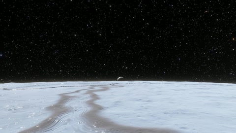 Snowfield under starry night sky — Stillmotion