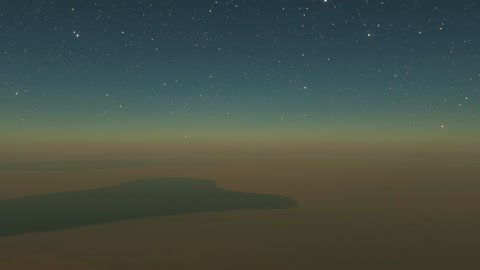Starry sky over glowing horizon — Stillmotion