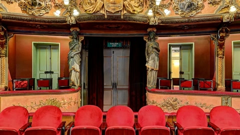 Ornate theater auditorium interior — Stillmotion