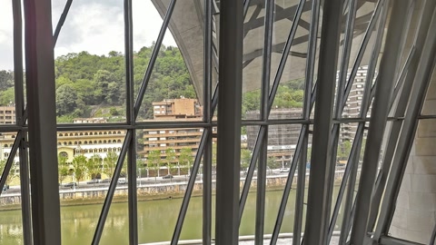 Modern interior with river view — Stillmotion