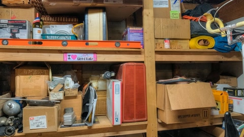 Bicycle storage room with tools and parts — Stillmotion