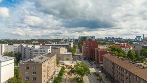Downtown city skyline and streets — Stillmotion
