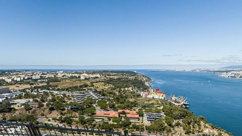 Elevated terrace with harbor view — Stillmotion