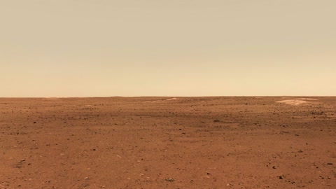 Martian desert terrain under clear skies — Stillmotion