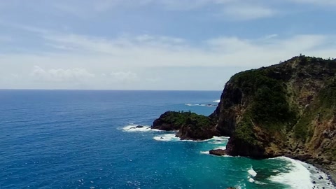Ocean cliff and rocky coastline — Stillmotion