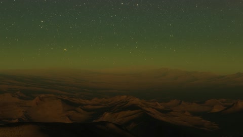 Starry night sky over mountains — Stillmotion