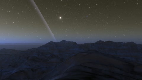 Night desert ridges under stars — Stillmotion