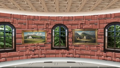 Brick gallery with arched windows — Stillmotion