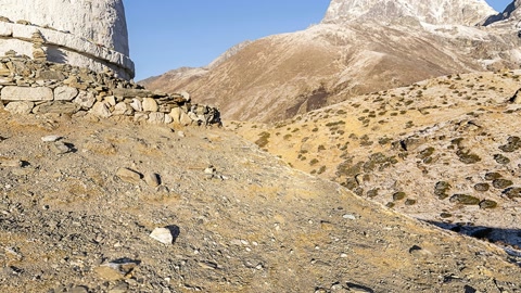 Mountain valley with rocky hills — Stillmotion