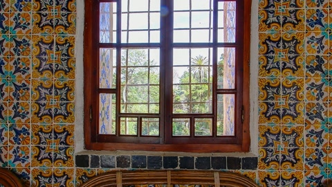 Ornate tiled interior with arched courtyard — Stillmotion
